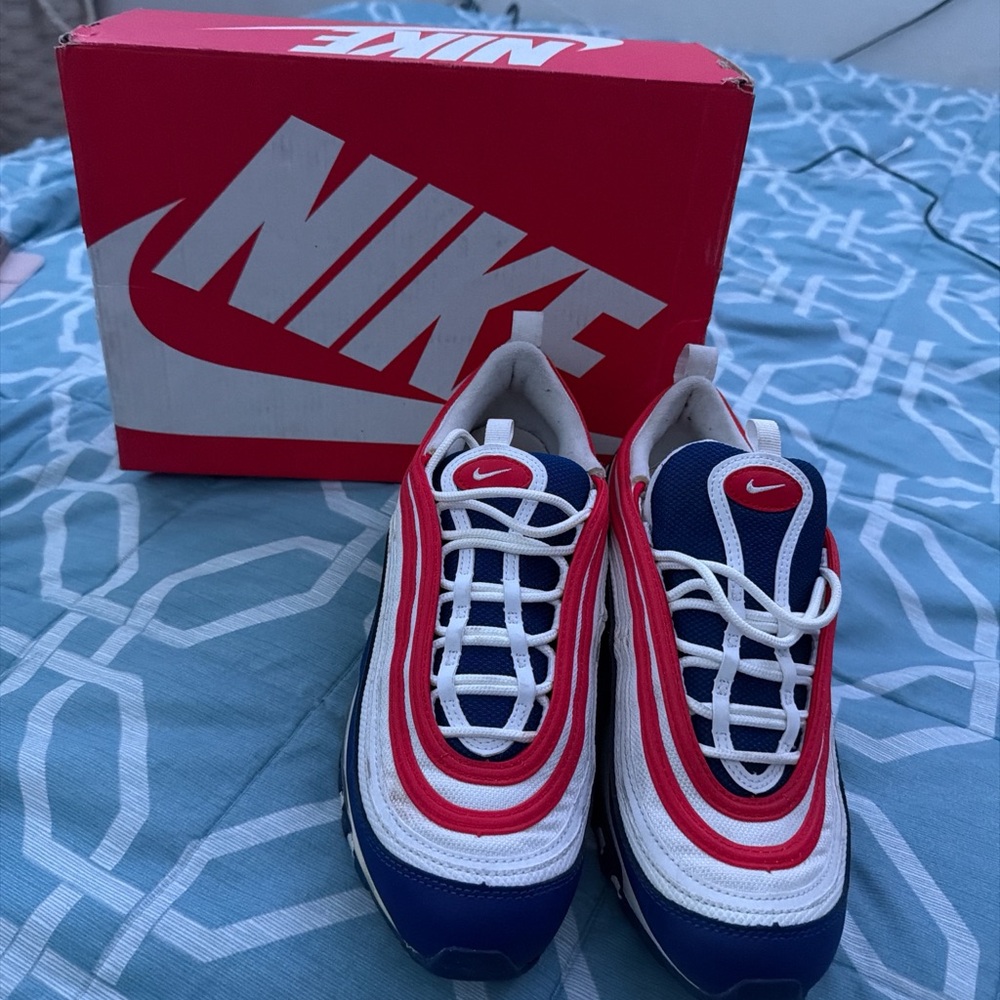 Nike air max 97 youth Sneakers in Red, White, and Blue